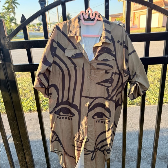 Abstract Artsy Dress - Picture 1 of 5